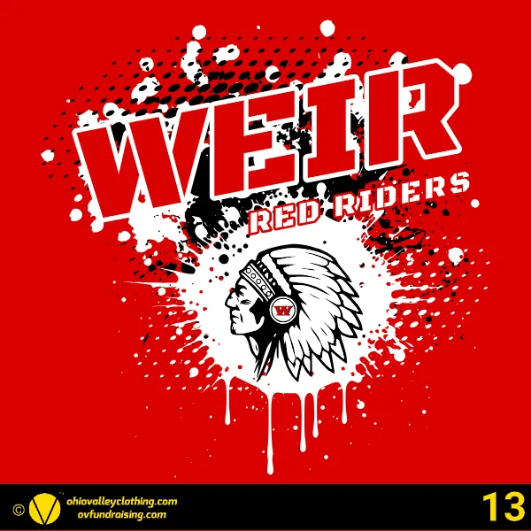 Weir Middle Cheer Parent Group 2025 Design 13