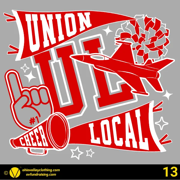 Union Local Little Jets Cheer 2026 Design 13