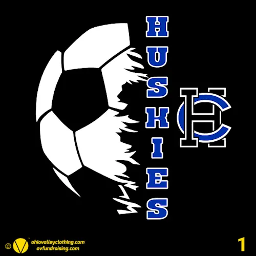 Harrison Central Huskies Soccer 2026 Fundraising Sample Designs
