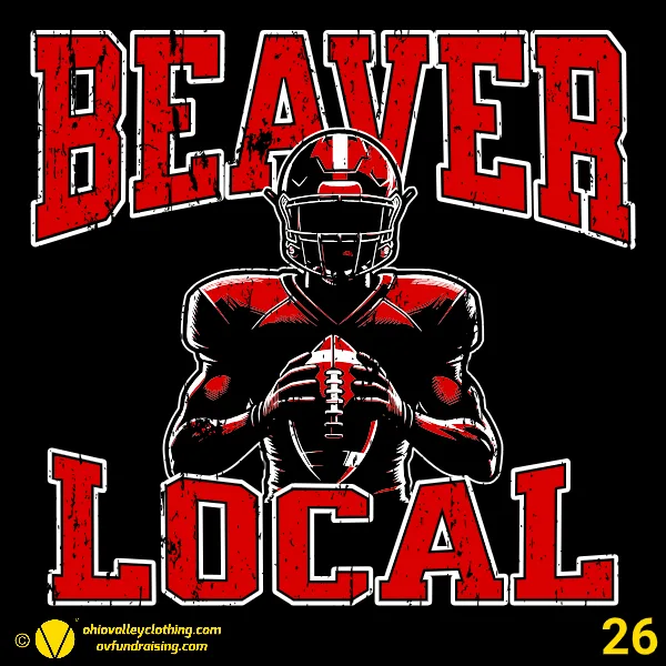 Beaver Local Touchdown Club 2025 Design 26