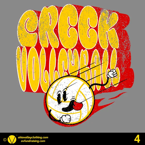 Indian Creek Volleyball 2024- Design 04