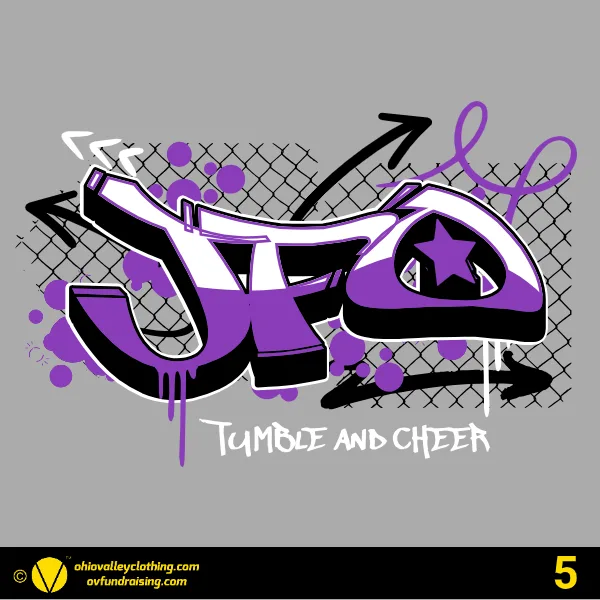 Just Flip Out Tumble and Cheer 2025 Design 05