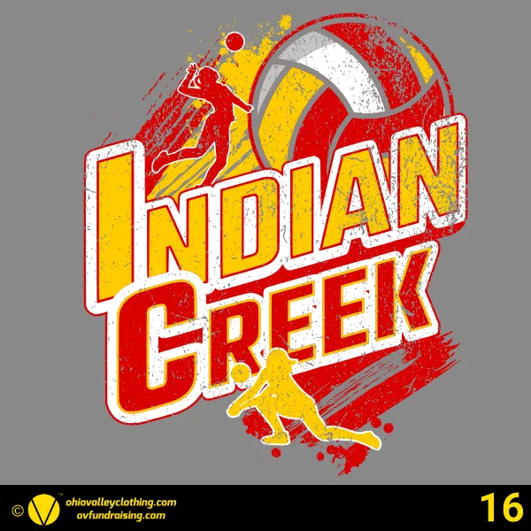 Indian Creek Volleyball 2024- Design 16