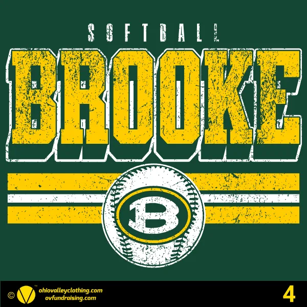 Brooke Middle School Softball 2026 Design 04