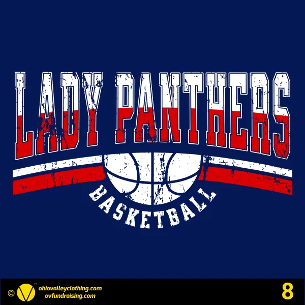 Buckeye Local Lady Panthers Basketball 2025-26 Design 08
