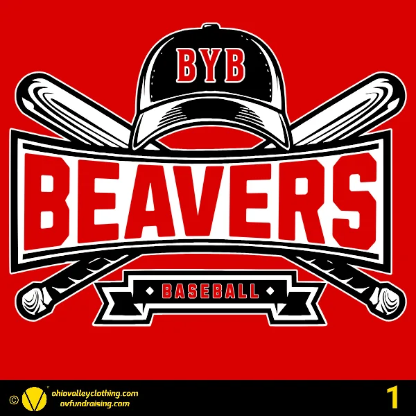 Beaver Youth Baseball 2025 Design 01