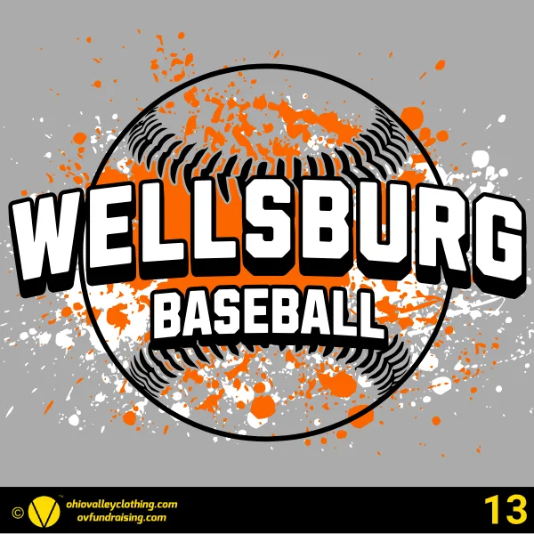 Wellsburg Youth Baseball 2026 Design 13