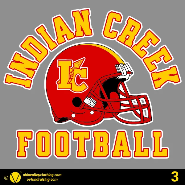 Indian Creek Football Boosters 2026 Design 03