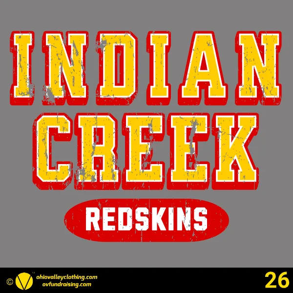Indian Creek High School Cheerleaders 2025 Design 26