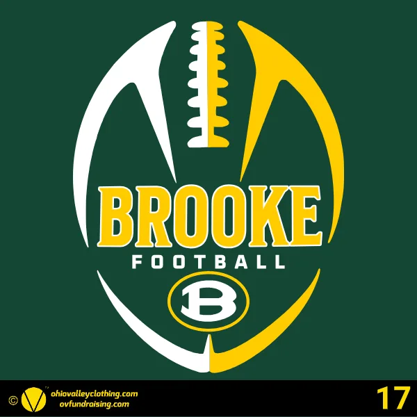 Brooke Middle School Football 2025 Design 17