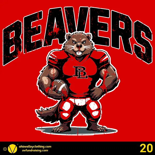 Beaver Local Touchdown Club 2025 Design 20