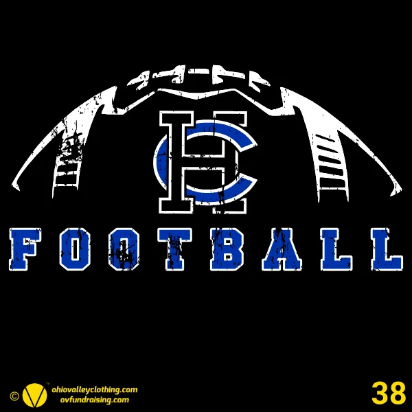Harrison Central Huskies Football 2026 Design 38