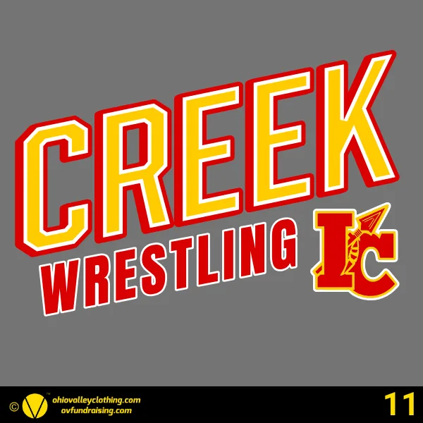 Indian Creek Wrestling 2024 Design 11