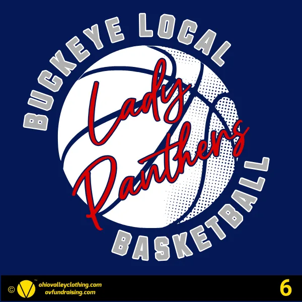Buckeye Local Lady Panthers Basketball 2024 Design 06