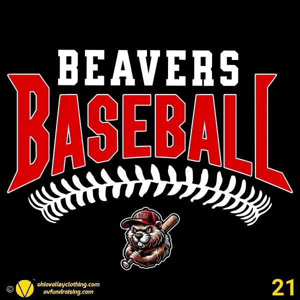 Beaver Youth Baseball 2025 Design 21