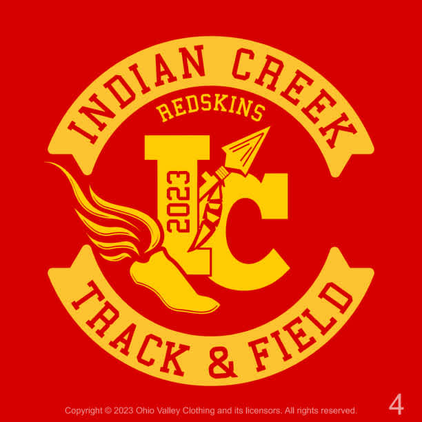 Indian Creek Track & Field 2023 Fundraising Sample Designs Indian-Creek-Track-2023-Design page 04
