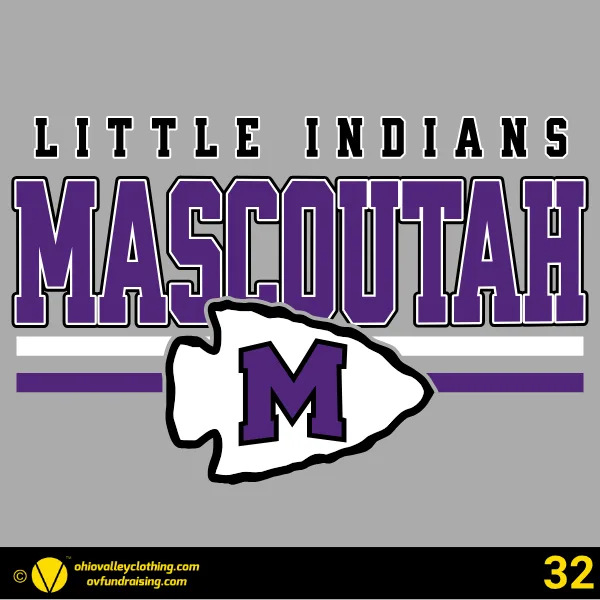 Mascoutah Little Indians Football and Cheer 2026 Design 32