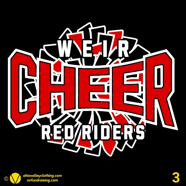 Weir Middle Cheer Parent Group 2025 Design 03