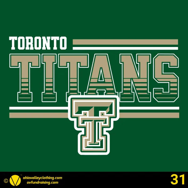 Toronto Titans Youth Football & Cheer 2026 Design 31
