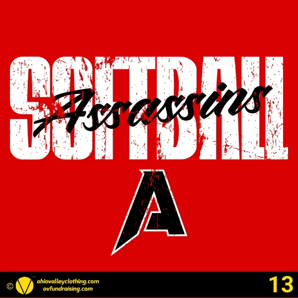 Assassins Softball Fall 2025 Design 13