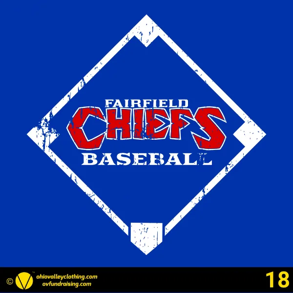 Fairfield Chiefs Baseball 2026 Design 18