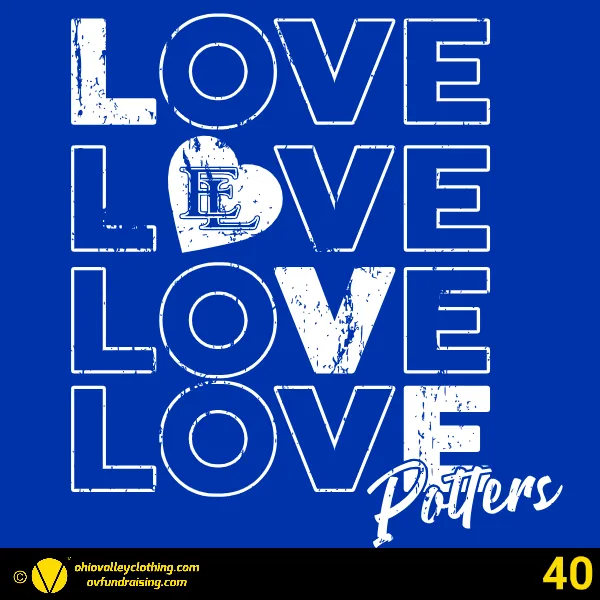 East Liverpool Volleyball 2025 Design 40