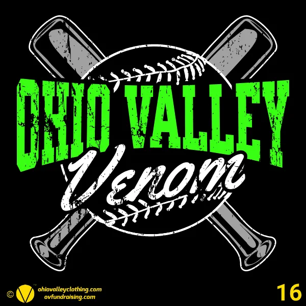 Ohio Valley Venom Softball 2024-2025 Design 16