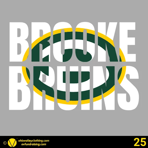 Brooke Middle School Football 2025 Design 25