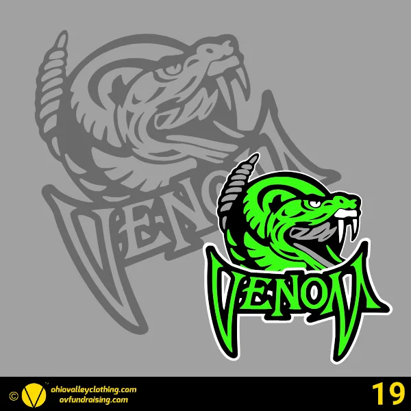 Ohio Valley Venom Softball 2024-2025 Design 19