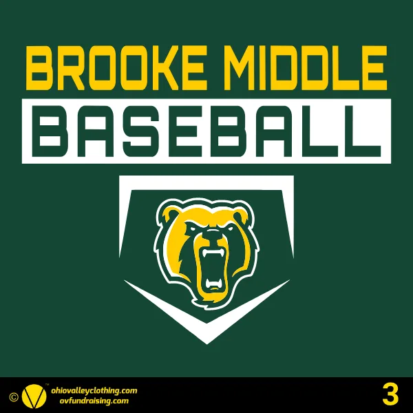 Brooke Middle School Club Baseball 2026 Design 03