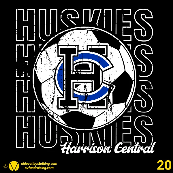 Harrison Central Huskies Soccer 2026 Design 20