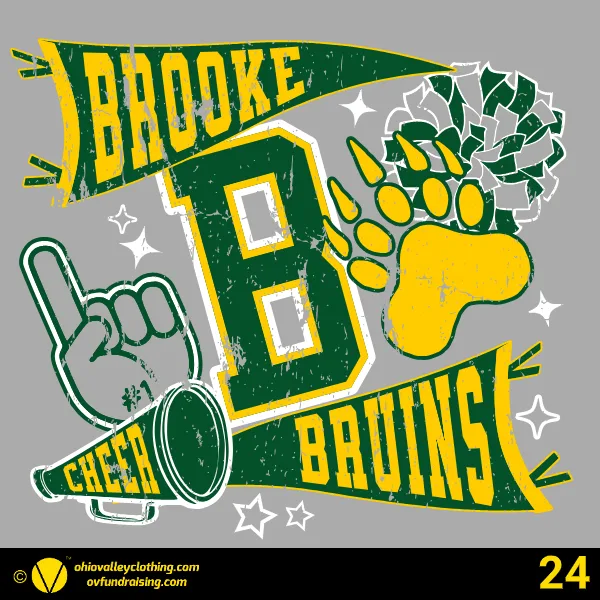 Brooke Bruin Youth Football & Cheer 2025 Design 24
