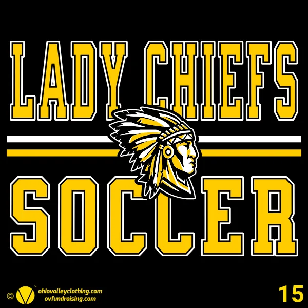 Sequoyah Lady Chiefs Soccer 2026 Design 15