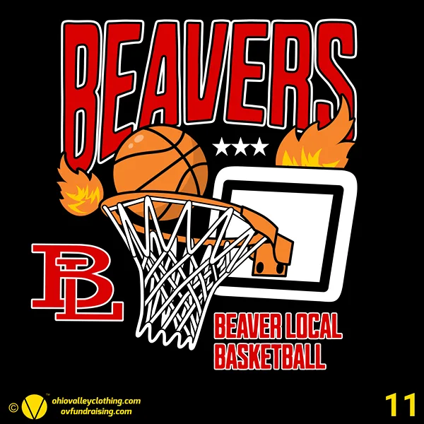 Beaver Local Boys Basketball 2024-2025 Design 11