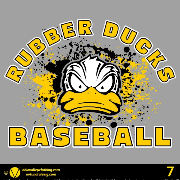 Rubber Ducks Baseball 2024 Design 07