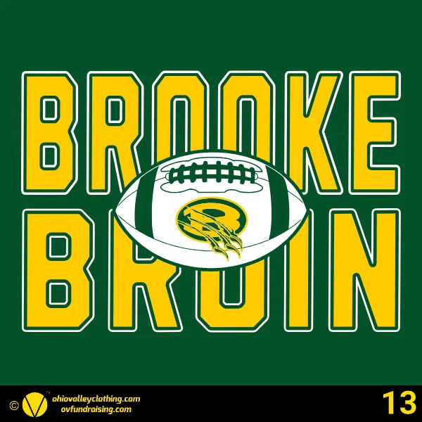 Brooke Bruin Youth Football & Cheer 2025 Design 13