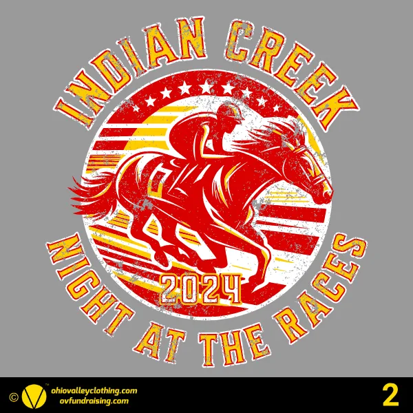 Indian Creek Night at the Races 2024- Design 02