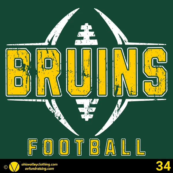 Brooke Middle School Football 2025 Design 34