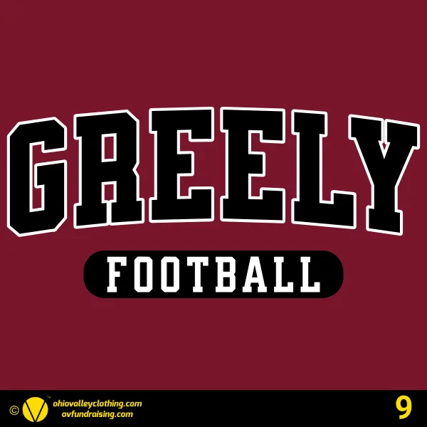 Greely Rangers Football 2026 Design 09