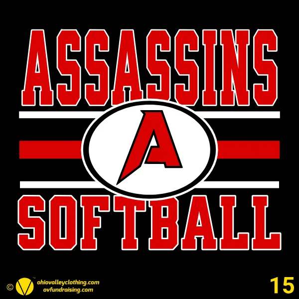 Assassins Softball Spring 2026 Design 15