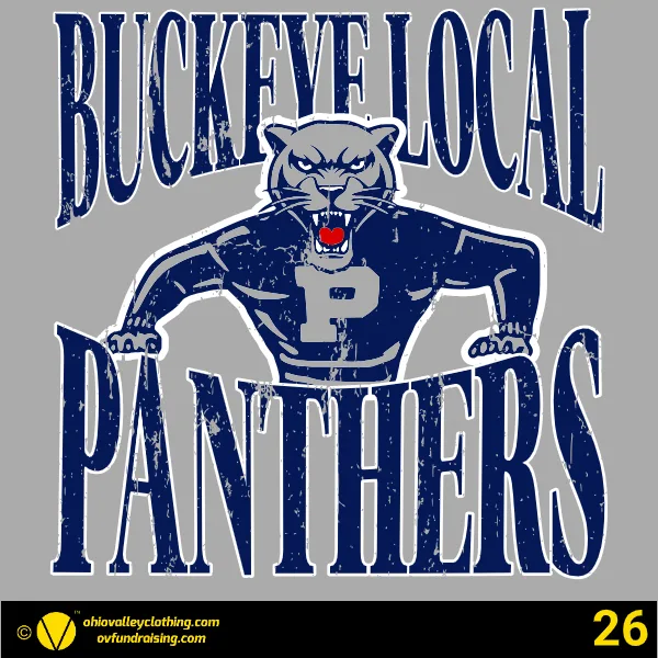 Buckeye Local Lady Panthers Basketball 2025-26 Design 26
