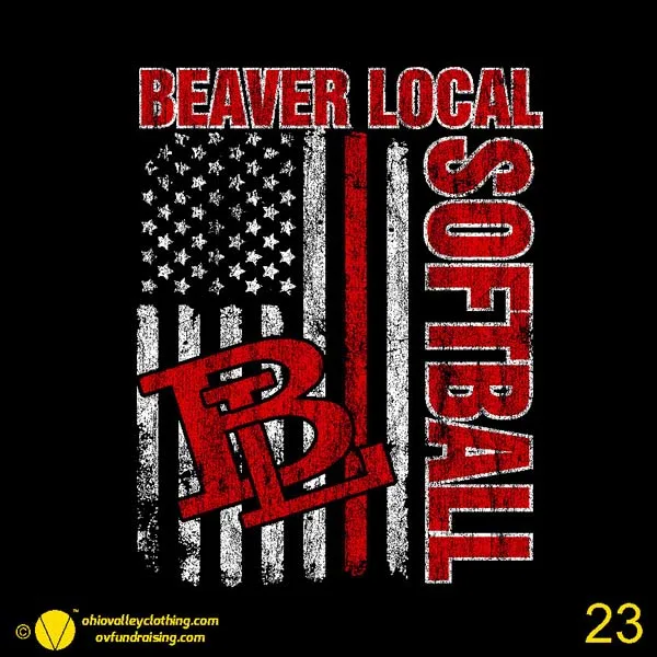 Beaver Local Softball 2024 Design 23