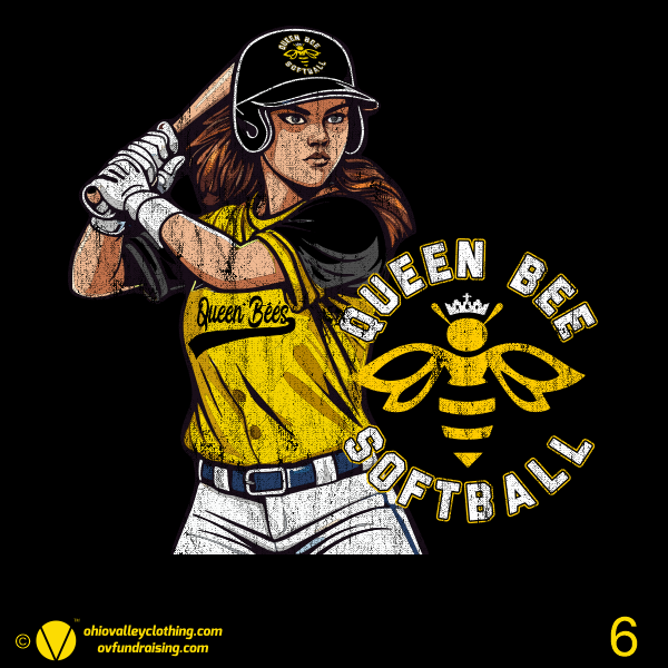 Queen Bee Softball Sample Designs 2024 Queen Bee 2024 Fundraising Sample Design 06