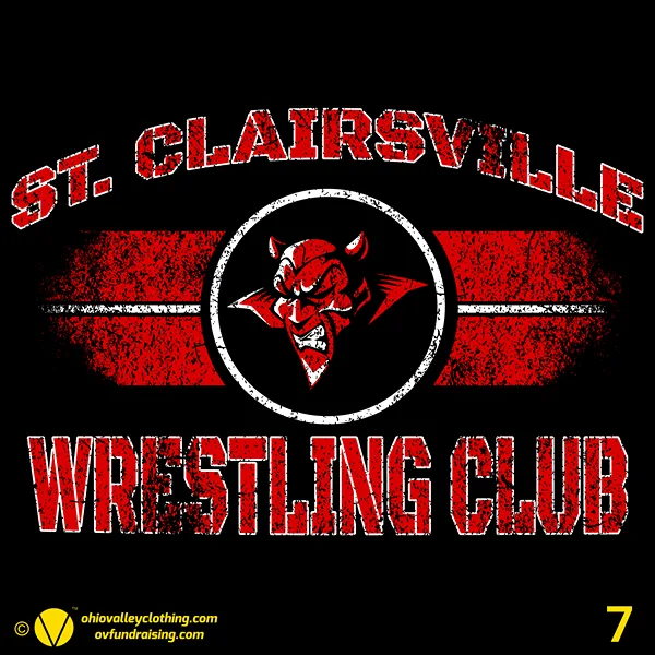 St. Clairsville Wrestling Club 2024-2025 Design 07