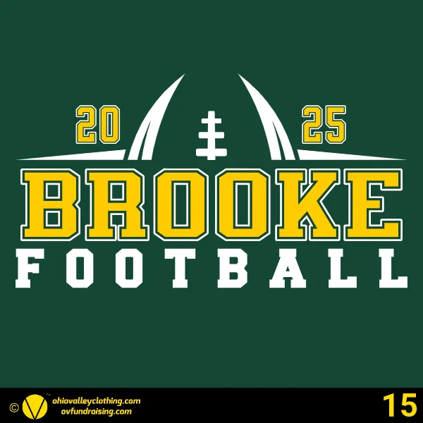 Brooke Middle School Football 2025 Design 15