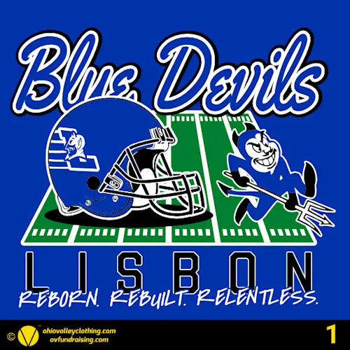 Lisbon Touchdown Club 2026 Fundraising Sample Designs