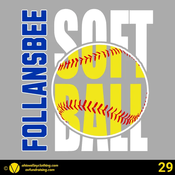 Follansbee Baseball & Softball Association 2025 Design 29