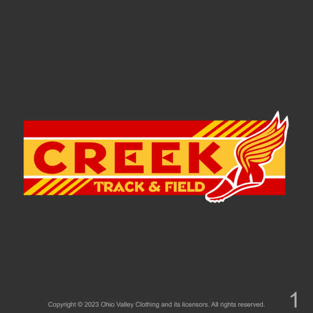 Indian Creek Track & Field 2023 Fundraising Sample Designs Indian-Creek-Track-2023-Design page 01