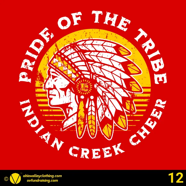 Indian Creek High School Cheerleaders 2025 Design 12