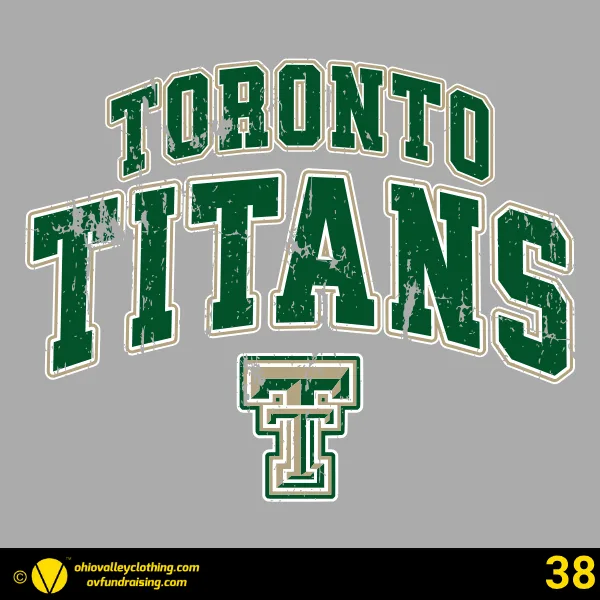 Toronto Titans Youth Football & Cheer 2026 Design 38